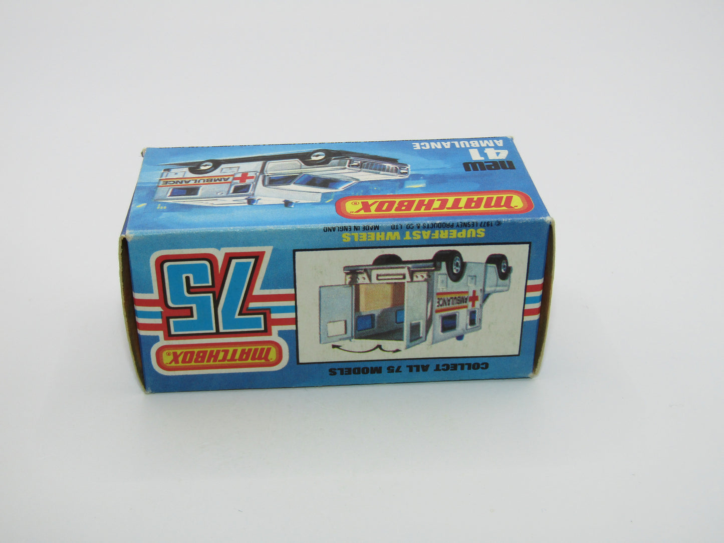Matchbox Superfast No 41C Ambulance SMALL Ambulance Labels TO FRONT