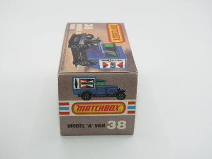 Matchbox Superfast 38E Model A Van LIGHT AMBER Windows
