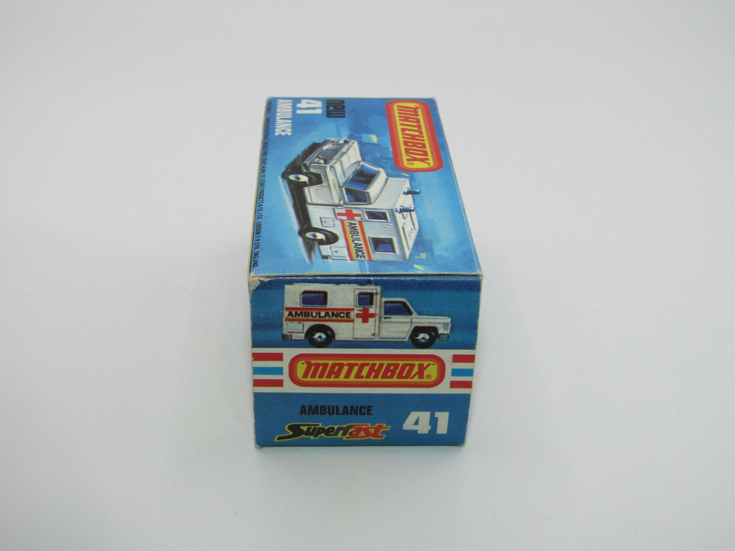 Matchbox Superfast No 41C Ambulance SMALL Ambulance Labels TO FRONT