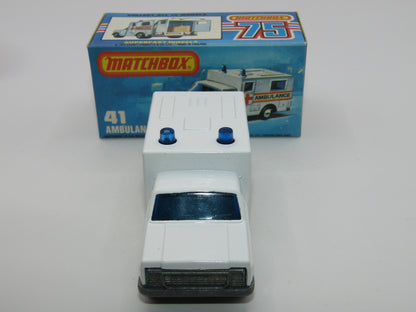 Matchbox Superfast No 41C Ambulance SMALL Ambulance Labels