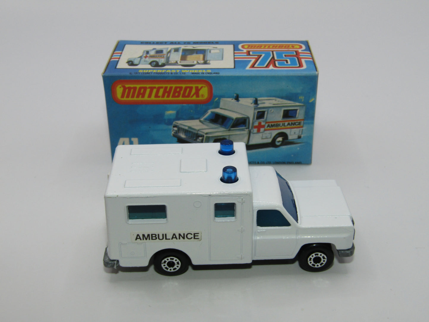 Matchbox Superfast No 41C Ambulance SMALL Ambulance Labels