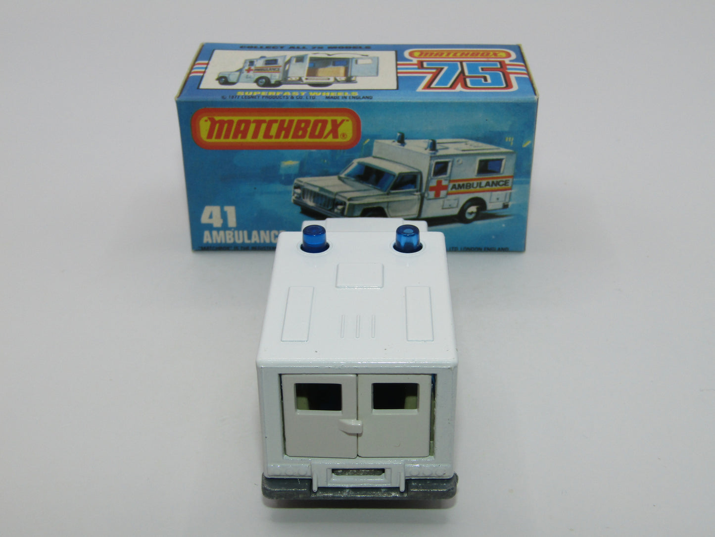 Matchbox Superfast No 41C Ambulance SMALL Ambulance Labels