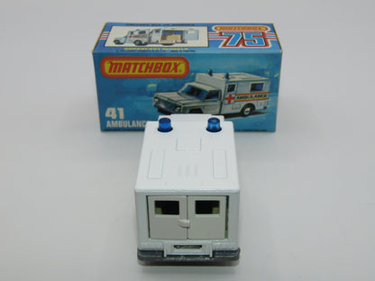 Matchbox Superfast No 41C Ambulance SMALL Ambulance Labels