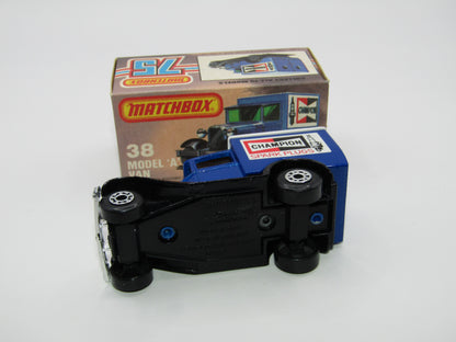 Matchbox Superfast 38E Model A Van Dark Amber Windows