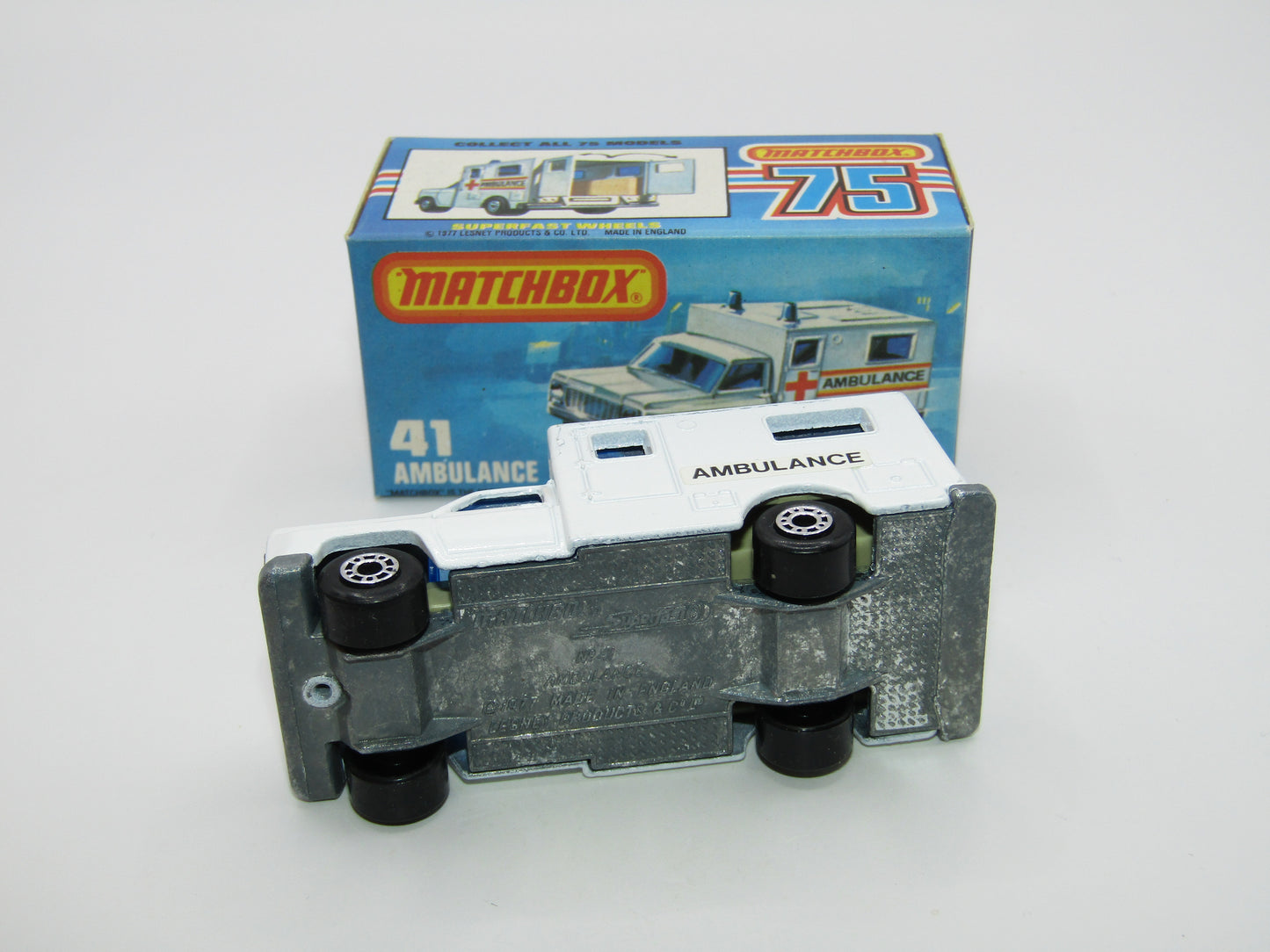 Matchbox Superfast No 41C Ambulance SMALL Ambulance Labels