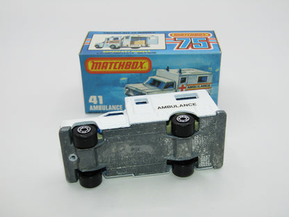 Matchbox Superfast No 41C Ambulance SMALL Ambulance Labels