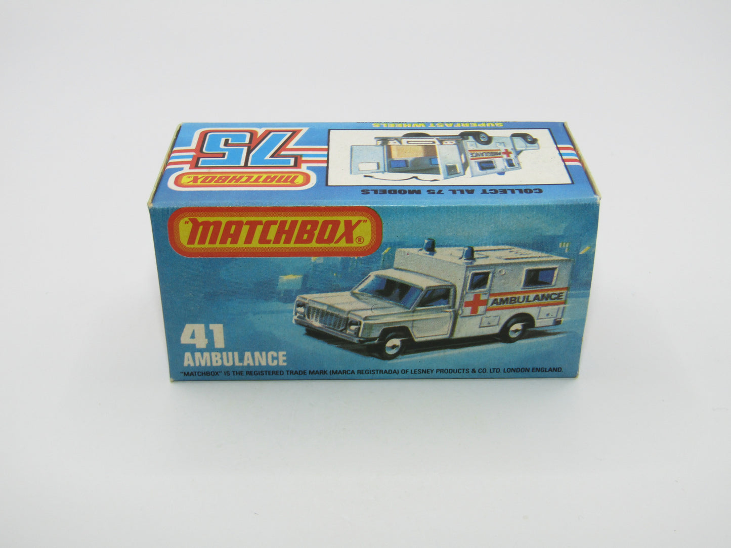Matchbox Superfast No 41C Ambulance SMALL Ambulance Labels