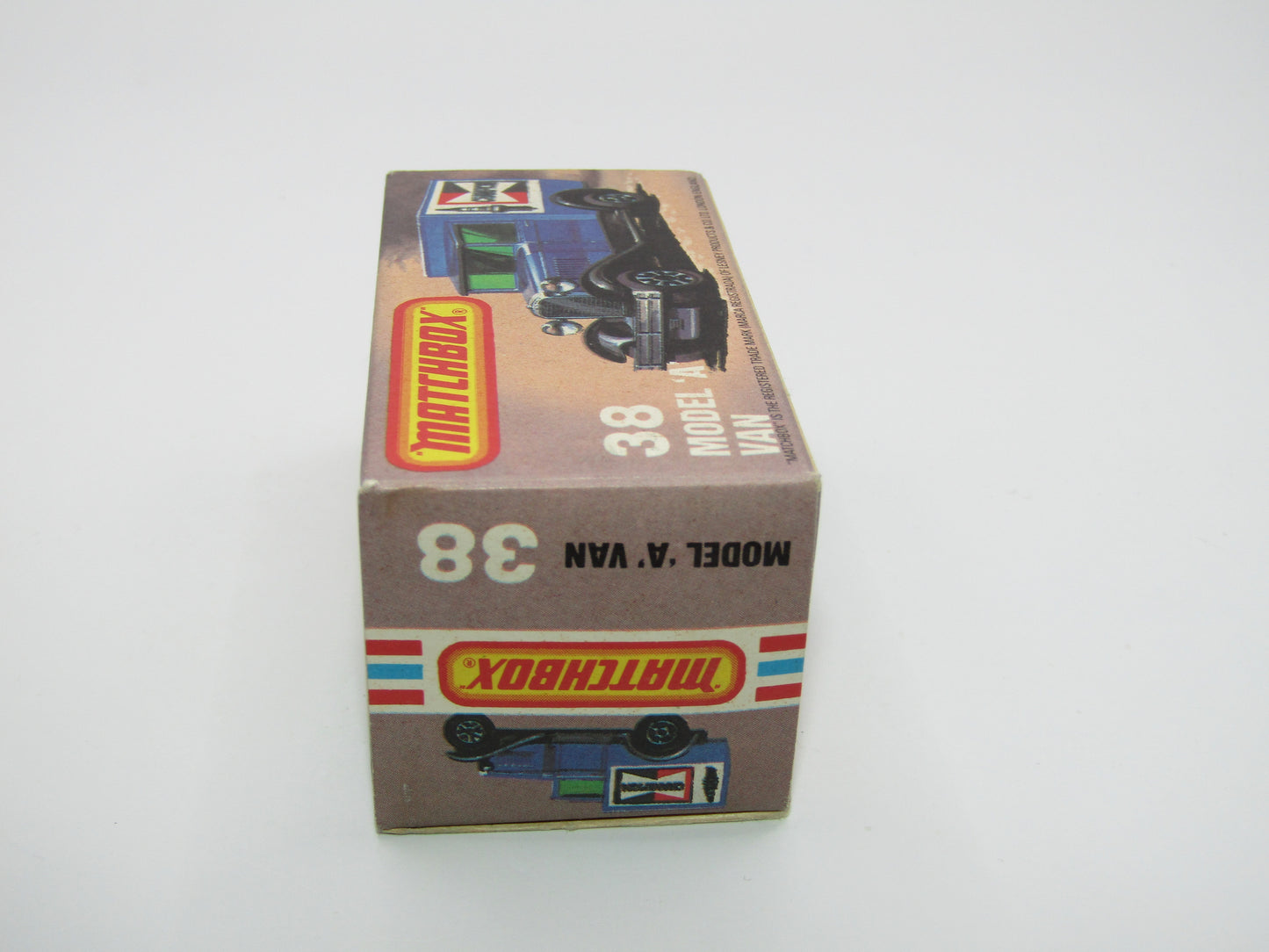 Matchbox Superfast 38E Model A Van Dark Amber Windows