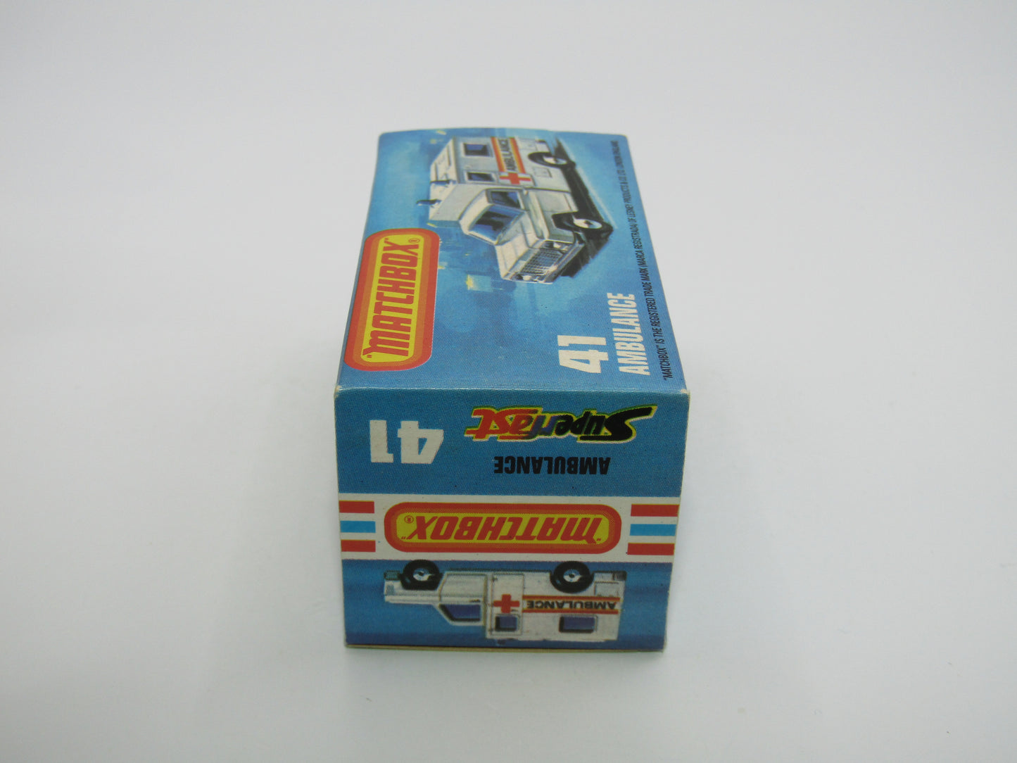 Matchbox Superfast No 41C Ambulance SMALL Ambulance Labels
