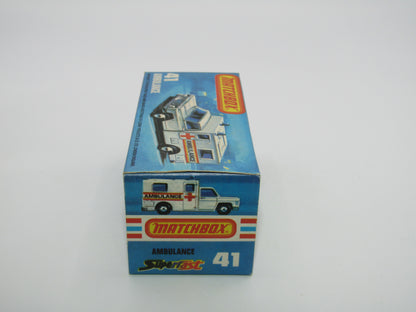 Matchbox Superfast No 41C Ambulance SMALL Ambulance Labels