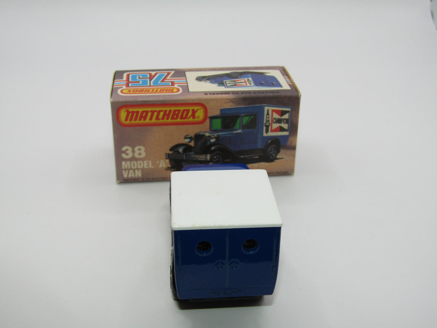 Matchbox Superfast 38E Model A Van HOOVER Promotional Issue Clear Windows