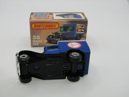 Matchbox Superfast 38E Model A Van HOOVER Promotional Issue Clear Windows