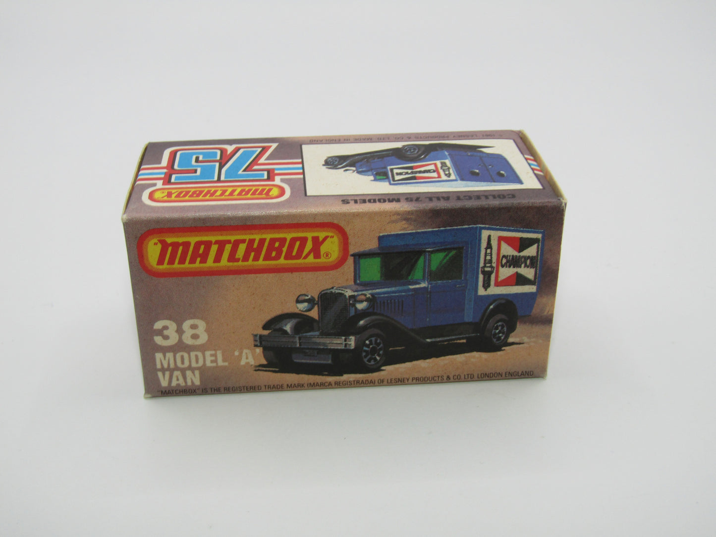 Matchbox Superfast 38E Model A Van HOOVER Promotional Issue Clear Windows