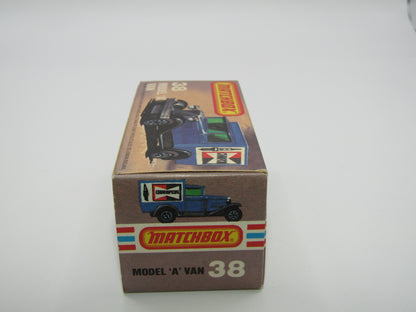 Matchbox Superfast 38E Model A Van HOOVER Promotional Issue Clear Windows