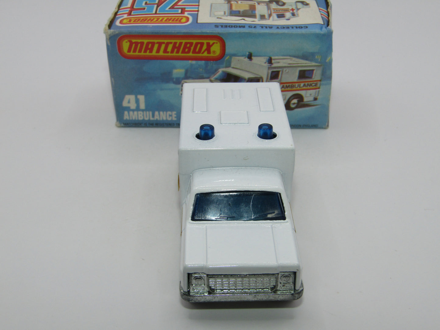 Matchbox Superfast No 41C Ambulance York Interstate Fair Code 3 Labels