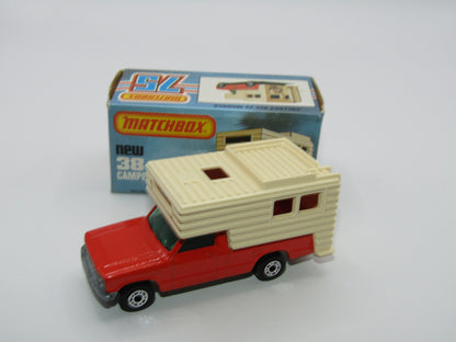 Matchbox Superfast 38D Camper Van VERY PALE GREEN Windows