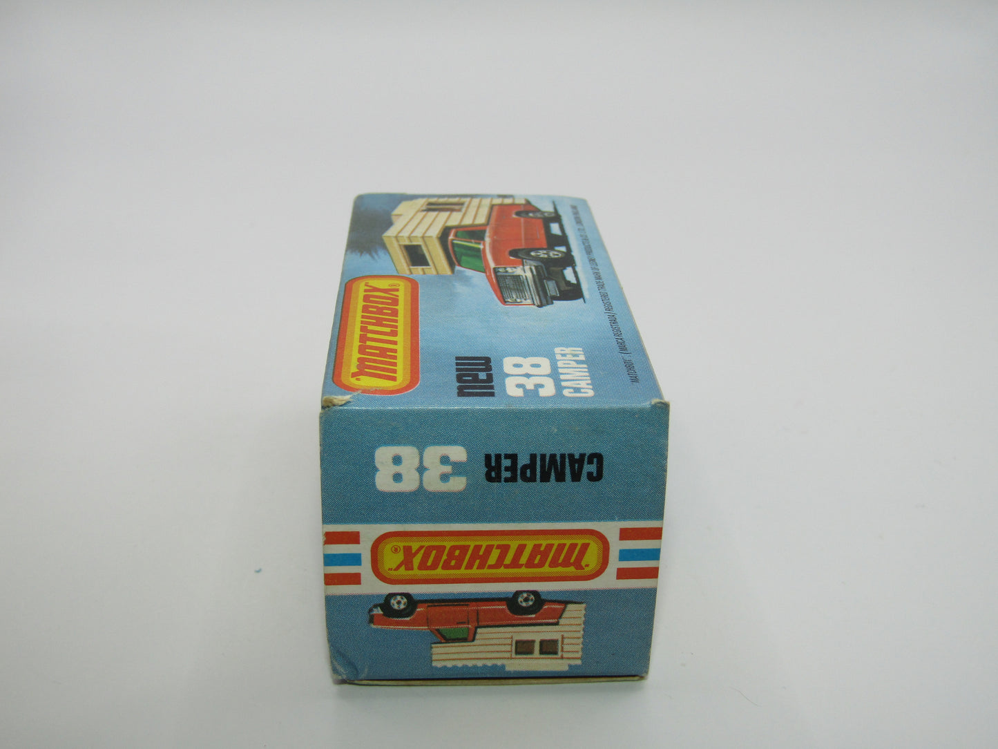 Matchbox Superfast 38D Camper Van VERY PALE GREEN Windows