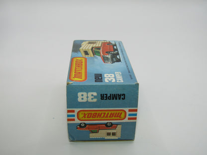 Matchbox Superfast 38D Camper Van VERY PALE GREEN Windows