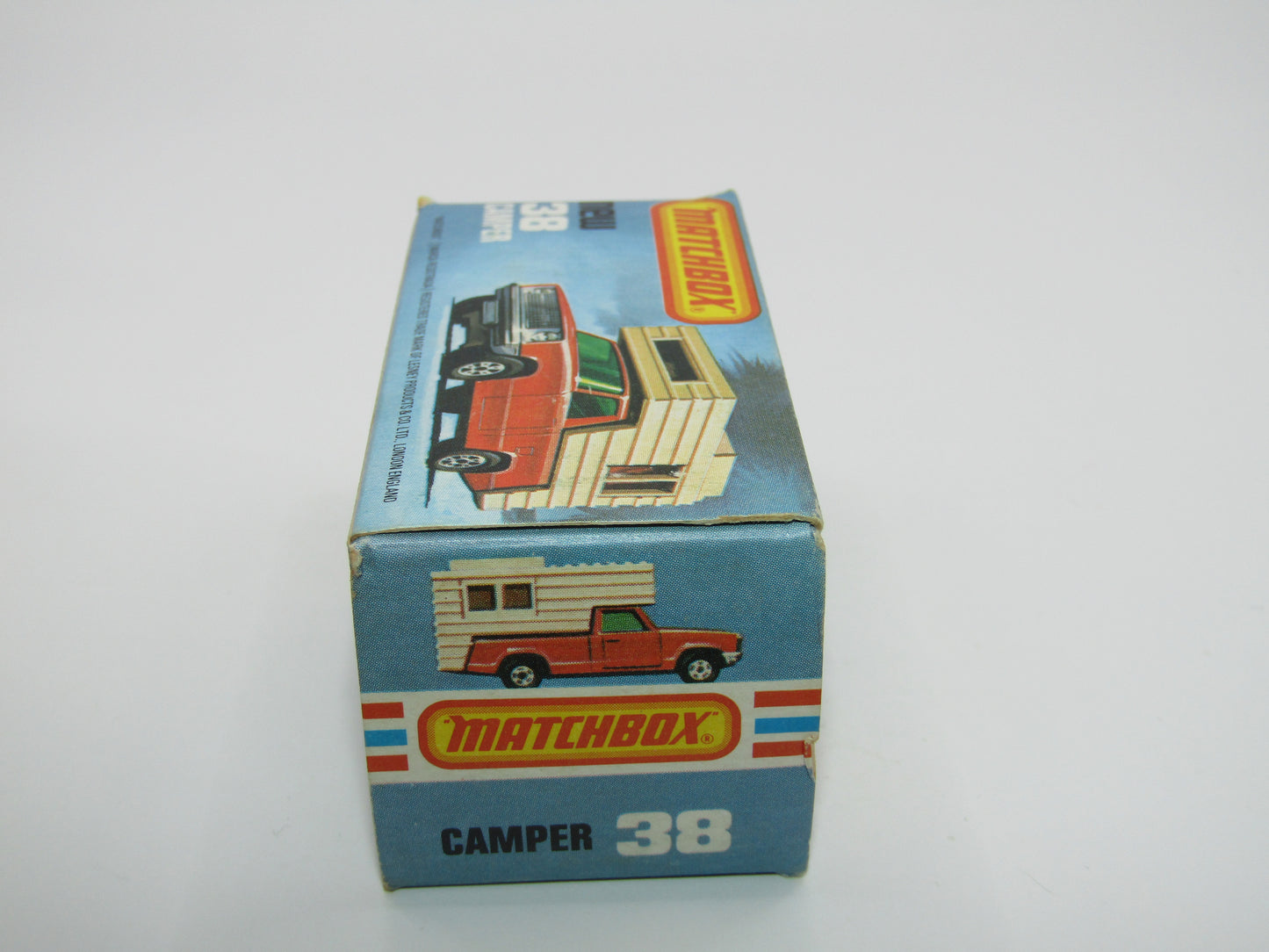 Matchbox Superfast 38D Camper Van VERY PALE GREEN Windows