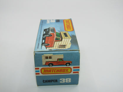 Matchbox Superfast 38D Camper Van VERY PALE GREEN Windows