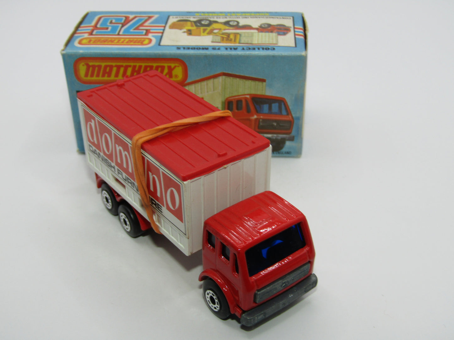 Matchbox Superfast No 42C Mercedes Container Truck DANISH Promotional