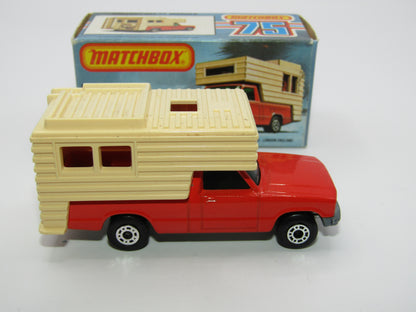 Matchbox Superfast 38D Camper Van DARK BLUE-GREEN Windows