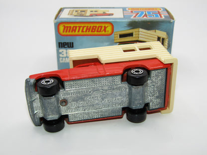 Matchbox Superfast 38D Camper Van DARK BLUE-GREEN Windows