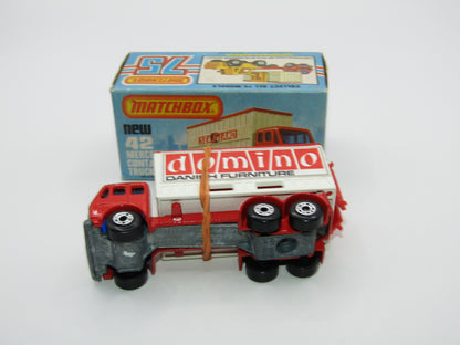 Matchbox Superfast No 42C Mercedes Container Truck DANISH Promotional