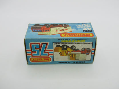 Matchbox Superfast No 42C Mercedes Container Truck DANISH Promotional