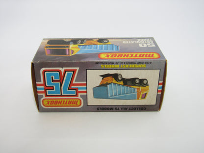 Matchbox Superfast 50B Articulated Truck RED &  BLUE, BLACK Axle Clip