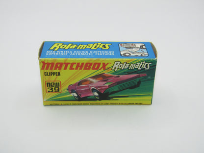 Matchbox Superfast 39A Clipper Magenta Purple UNPAINTED Base Chrome Exhausts