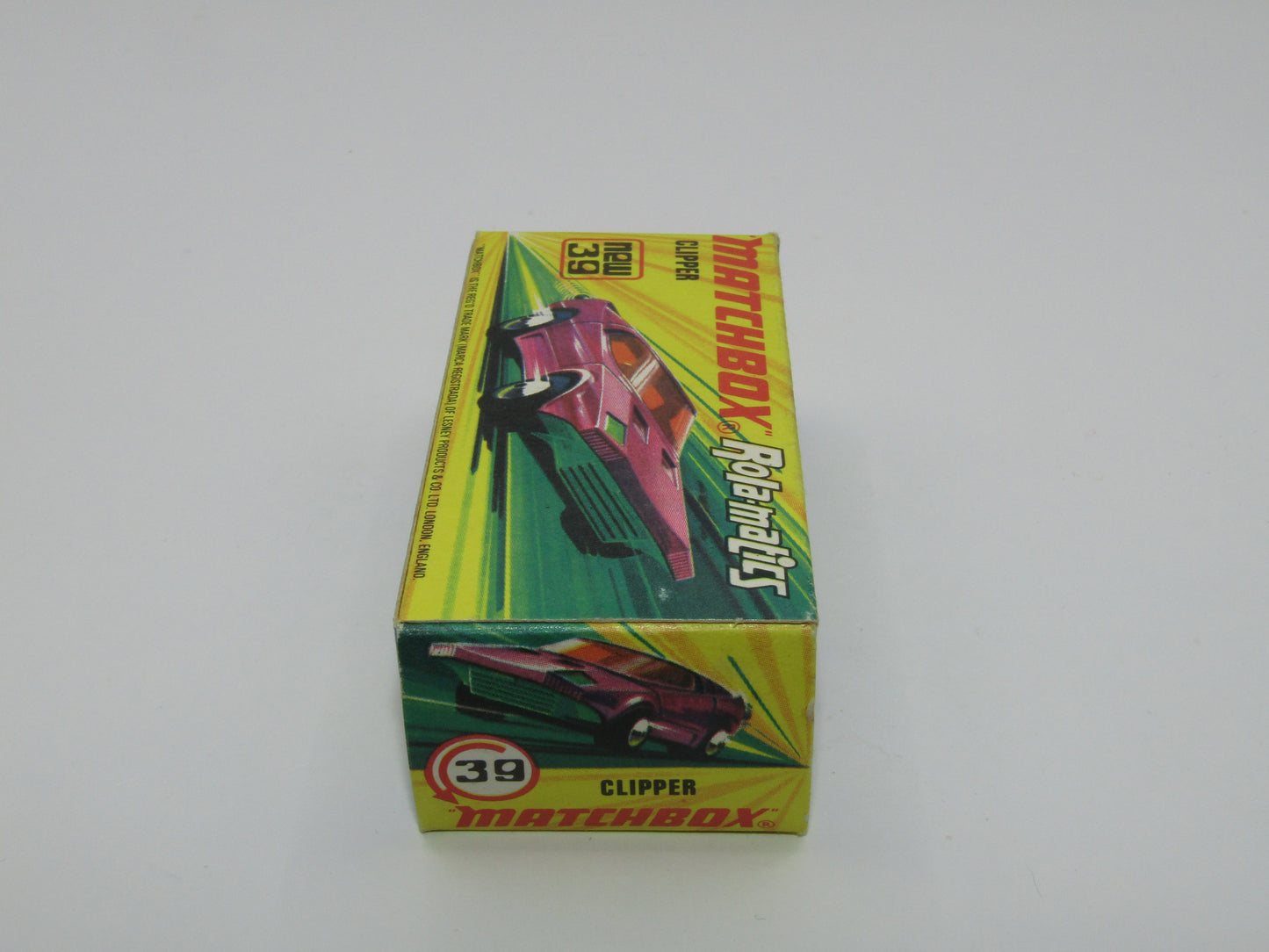 Matchbox Superfast 39A Clipper Magenta Purple UNPAINTED Base Chrome Exhausts