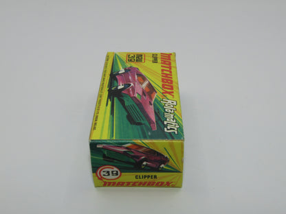 Matchbox Superfast 39A Clipper Magenta Purple UNPAINTED Base Chrome Exhausts