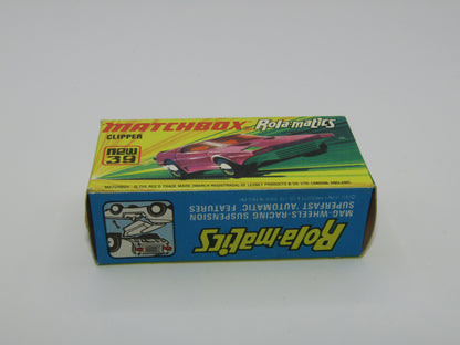 Matchbox Superfast 39A Clipper Magenta Purple UNPAINTED Base Chrome Exhausts
