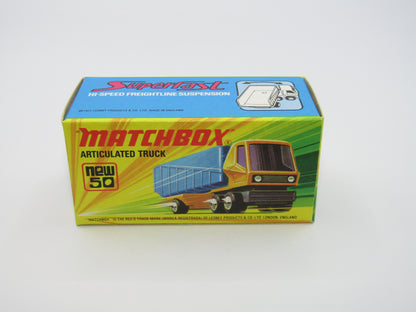 Matchbox Superfast 50B Articulated Truck RED &  BLUE, YELLOW Axle Clip