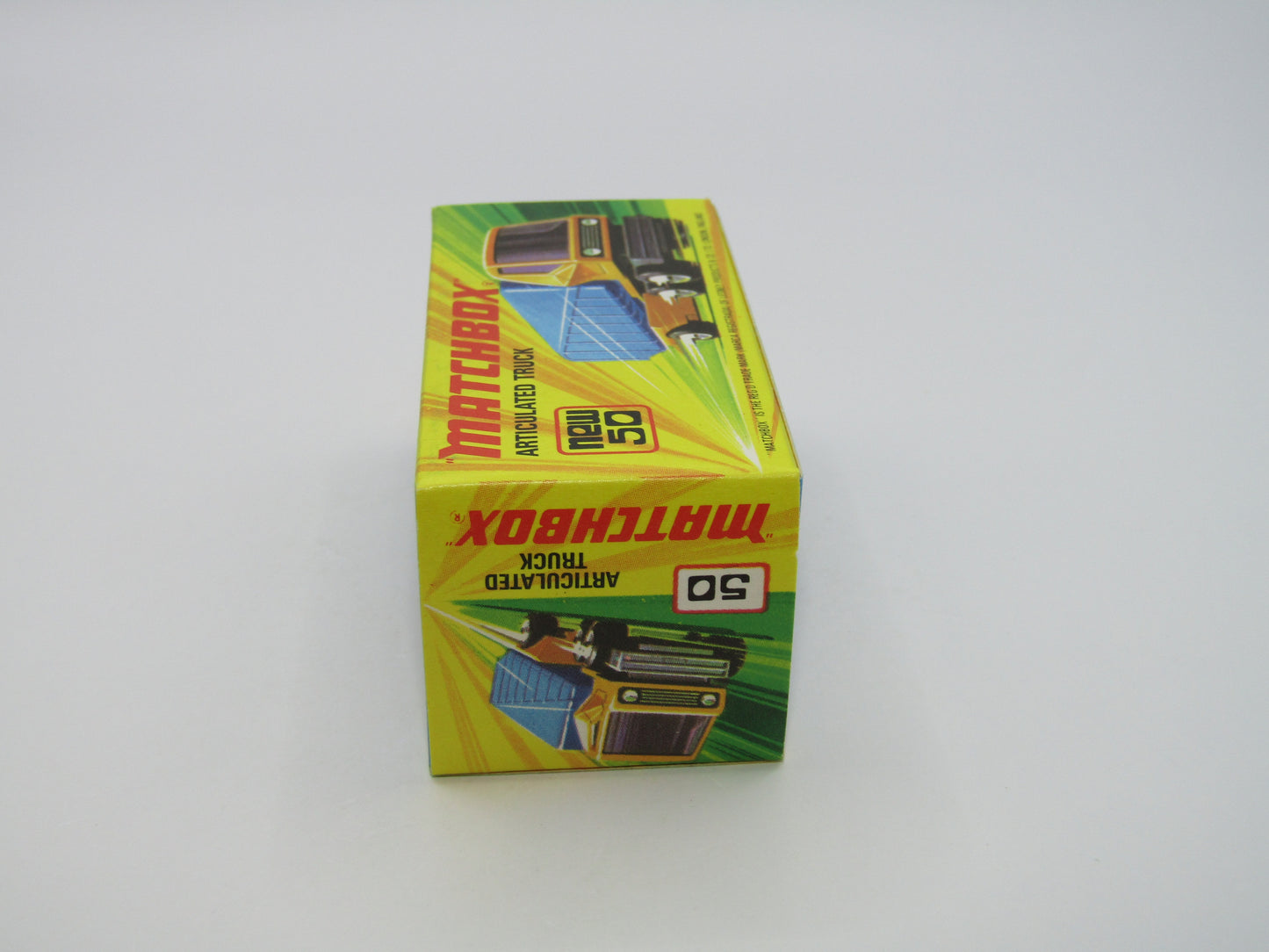 Matchbox Superfast 50B Articulated Truck RED &  BLUE, YELLOW Axle Clip