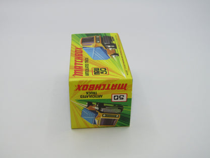 Matchbox Superfast 50B Articulated Truck RED &  BLUE, YELLOW Axle Clip