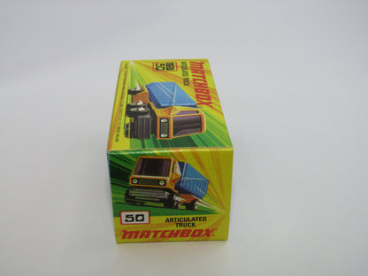 Matchbox Superfast 50B Articulated Truck RED &  BLUE, YELLOW Axle Clip