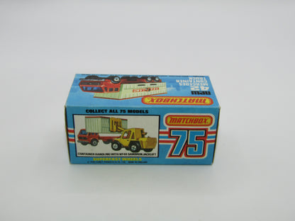 Matchbox Superfast No 42C Mercedes Container Truck CHOCOLATE Sealand