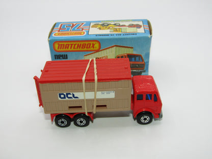 Matchbox Superfast No 42C Mercedes Container Truck TAN OCL