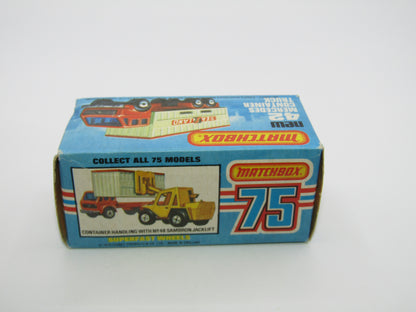 Matchbox Superfast No 42C Mercedes Container Truck TAN OCL