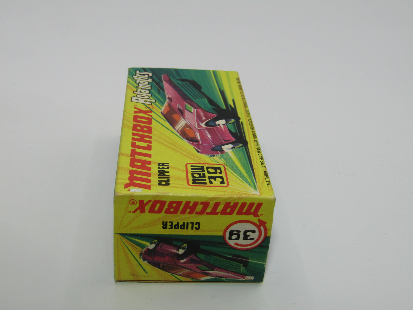 Matchbox Superfast 39A Clipper Purple UNPAINTED Base WHITE Exhausts