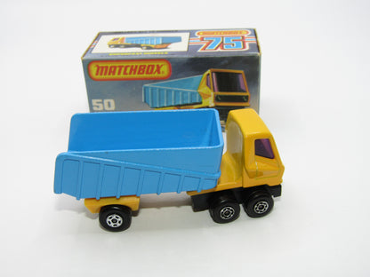 Matchbox Superfast 50B Articulated Truck Dark Yellow Purple Windows
