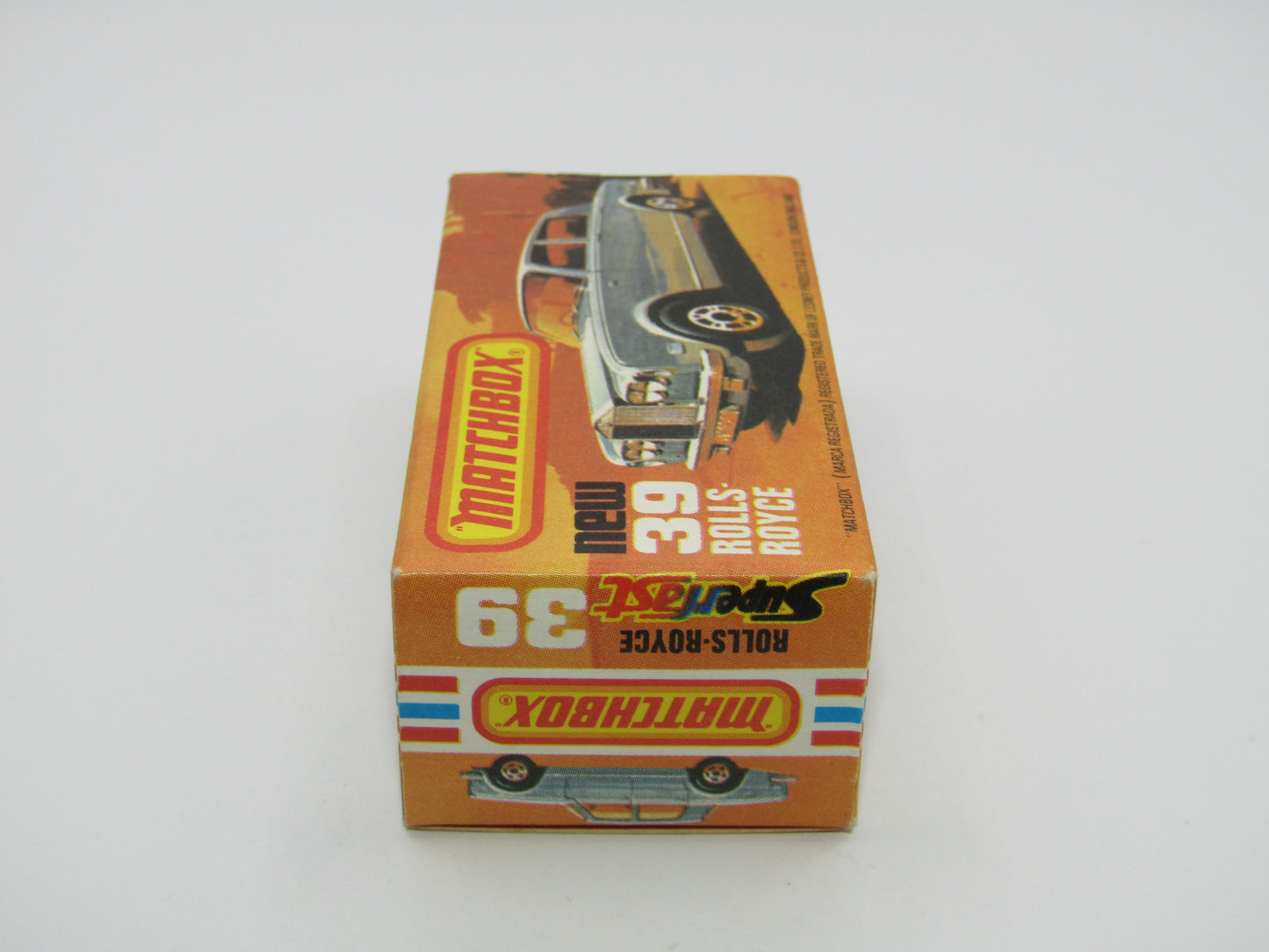 Matchbox Superfast 39B Rolls Royce Silver Shadow Gold SILVER PAINTED Base