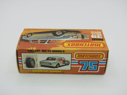 Matchbox Superfast 39B Rolls Royce Silver Shadow Gold SILVER PAINTED Base