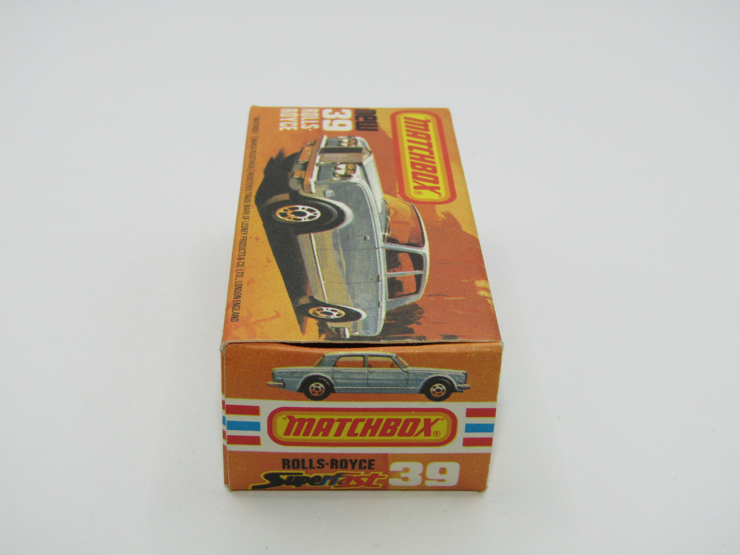 Matchbox Superfast 39B Rolls Royce Silver Shadow Gold SILVER PAINTED Base
