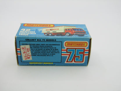 Matchbox Superfast no 42C Mercedes Truck YELLOW Deutsche Bundespost