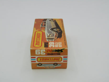 Matchbox Superfast 39B Rolls Royce Silver Shadow Gold 5 ARCH WHEELS