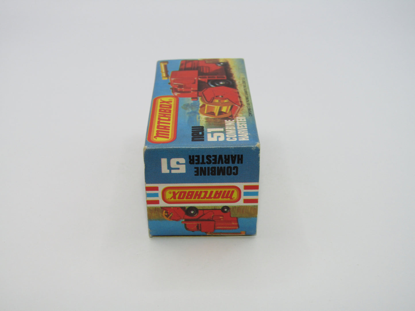 Matchbox Superfast 51C Combine Harvester HOLLOW Base 4 Spoke Yellow Hubs