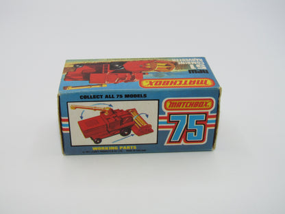 Matchbox Superfast 51C Combine Harvester HOLLOW Base 4 Spoke Yellow Hubs